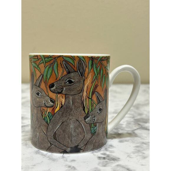 Australian Wildlife Collection Priscilla Parker Kanguru Mug Tea Porcelain 3.5" - Picture 2 of 9